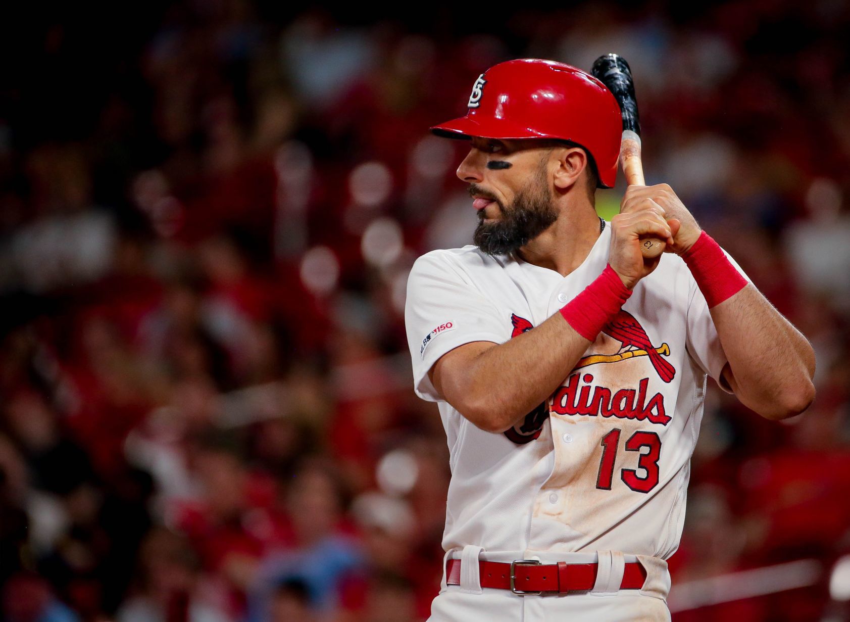 St. Louis Cardinals take on the Miami Marlins at Busch